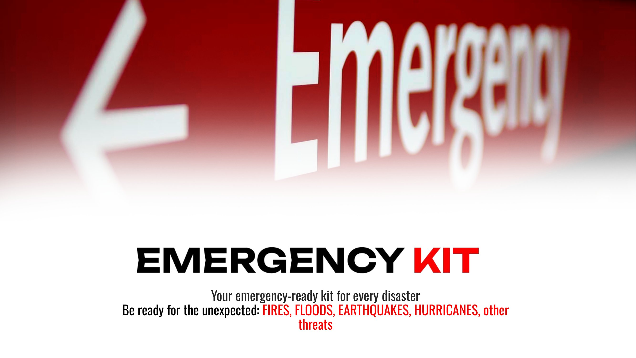 Emergency Kit Slide 1